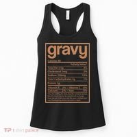 Thanksgiving Gravy Nutrition Facts Women's Tank Top thumb 0