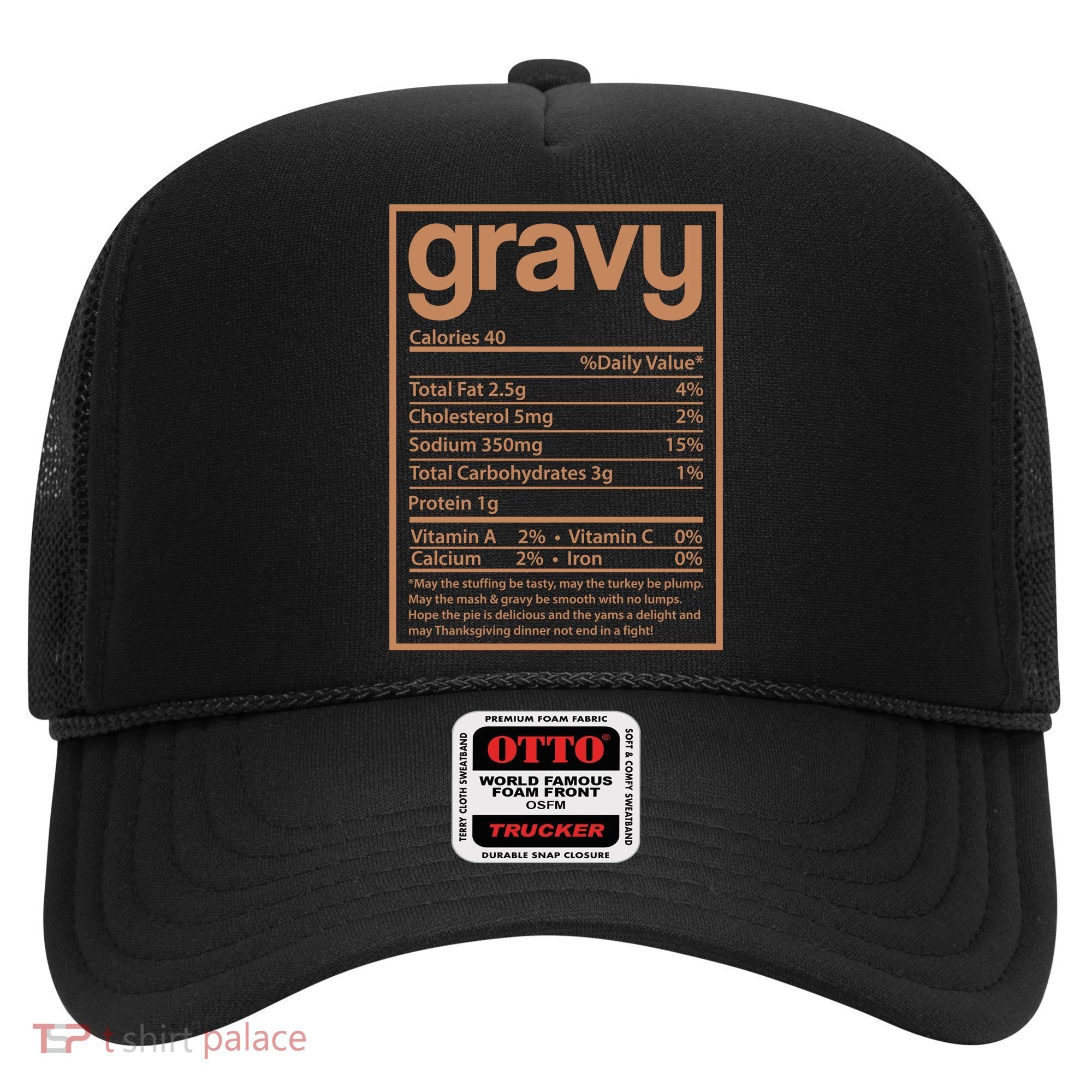 Thanksgiving Gravy Nutrition Facts Hat