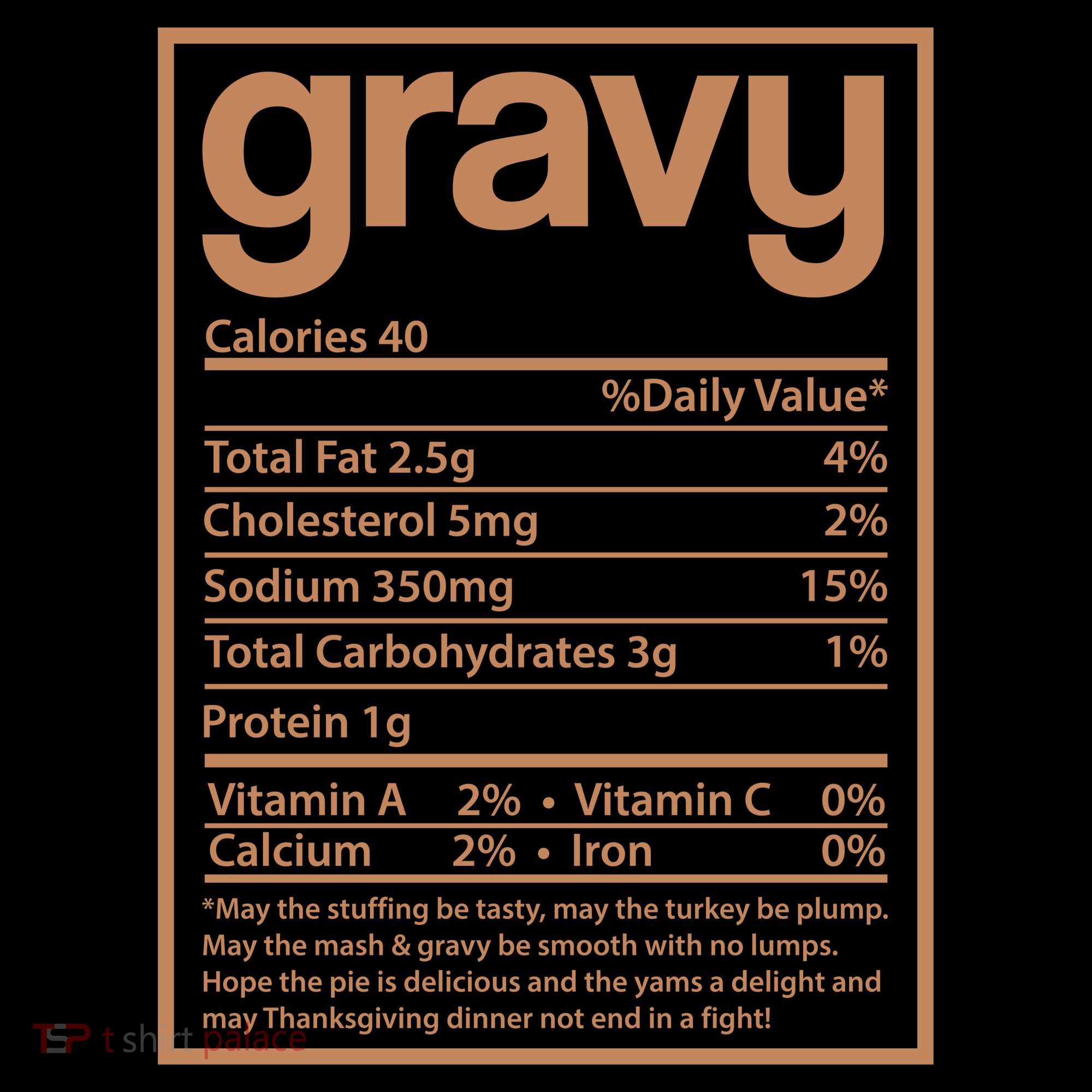 Thanksgiving Gravy Nutrition Facts Toddler Hoodie