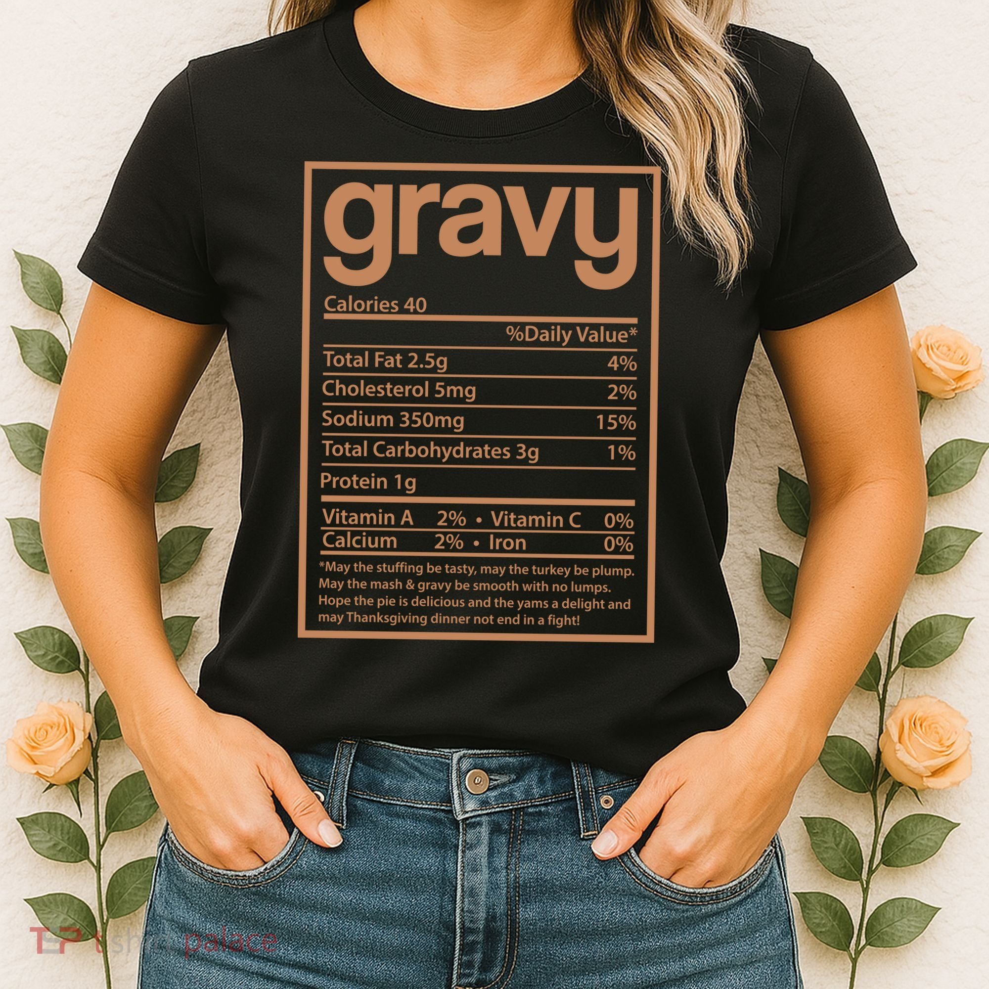 Thanksgiving Gravy Nutrition Facts Women's T-Shirt