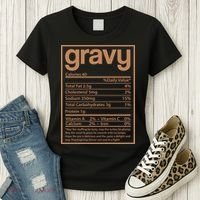 Thanksgiving Gravy Nutrition Facts Women's T-Shirt thumb 3