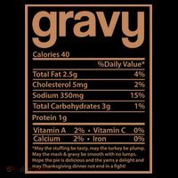 Thanksgiving Gravy Nutrition Facts Kids Sweatshirt thumb 2