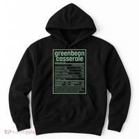 Thanksgiving Greenbean Casserole Nutrition Facts Hoodie thumb 0