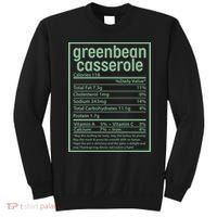 Thanksgiving Greenbean Casserole Nutrition Facts Sweatshirt thumb 0
