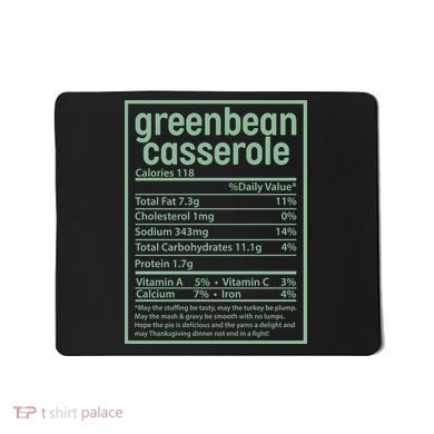 Thanksgiving Greenbean Casserole Nutrition Facts Mousepad