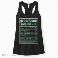 Thanksgiving Greenbean Casserole Nutrition Facts Women's Tank Top thumb 0