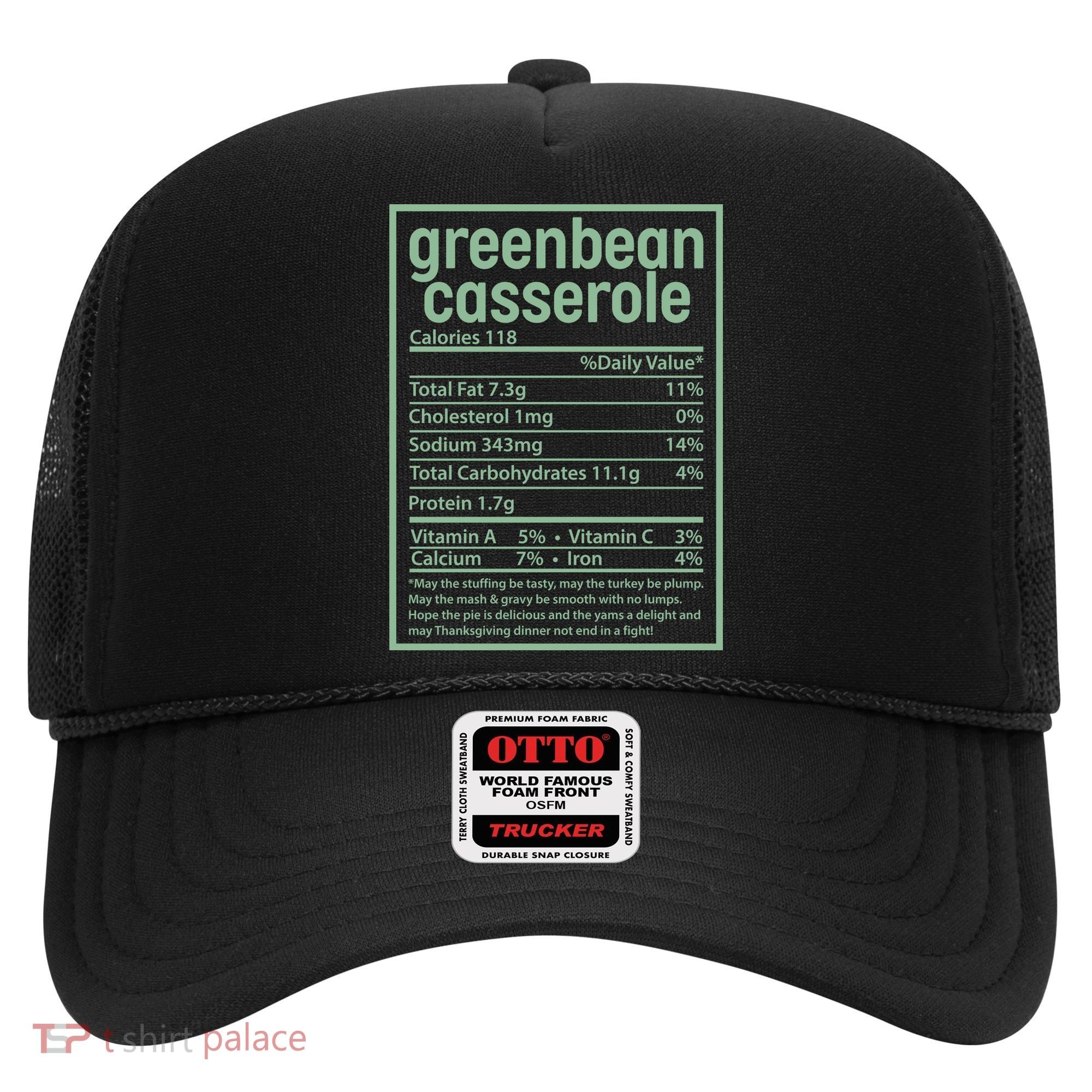 Thanksgiving Greenbean Casserole Nutrition Facts Hat