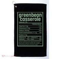 Thanksgiving Greenbean Casserole Nutrition Facts Golf Towel thumb 0