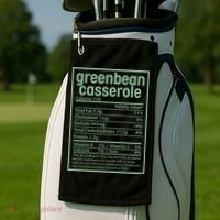 Thanksgiving Greenbean Casserole Nutrition Facts Golf Towel thumb 2