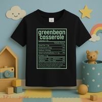 Thanksgiving Greenbean Casserole Nutrition Facts Toddler T-Shirt thumb 3