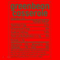 Thanksgiving Greenbean Casserole Nutrition Facts Santa Hat thumb 1