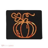 Thanksgiving Halloween Pumpkin Fall Autumn Plaid Mousepad thumb 0