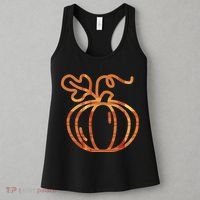 Thanksgiving Halloween Pumpkin Fall Autumn Plaid Women's Tank Top thumb 3