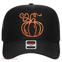 Thanksgiving Halloween Pumpkin Fall Autumn Plaid Hat thumb 0