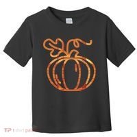 Thanksgiving Halloween Pumpkin Fall Autumn Plaid Toddler T-Shirt thumb 0