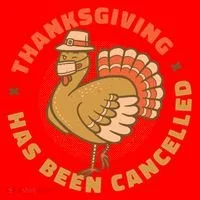 Thanksgiving Has Been Canceled Santa Hat thumb 1