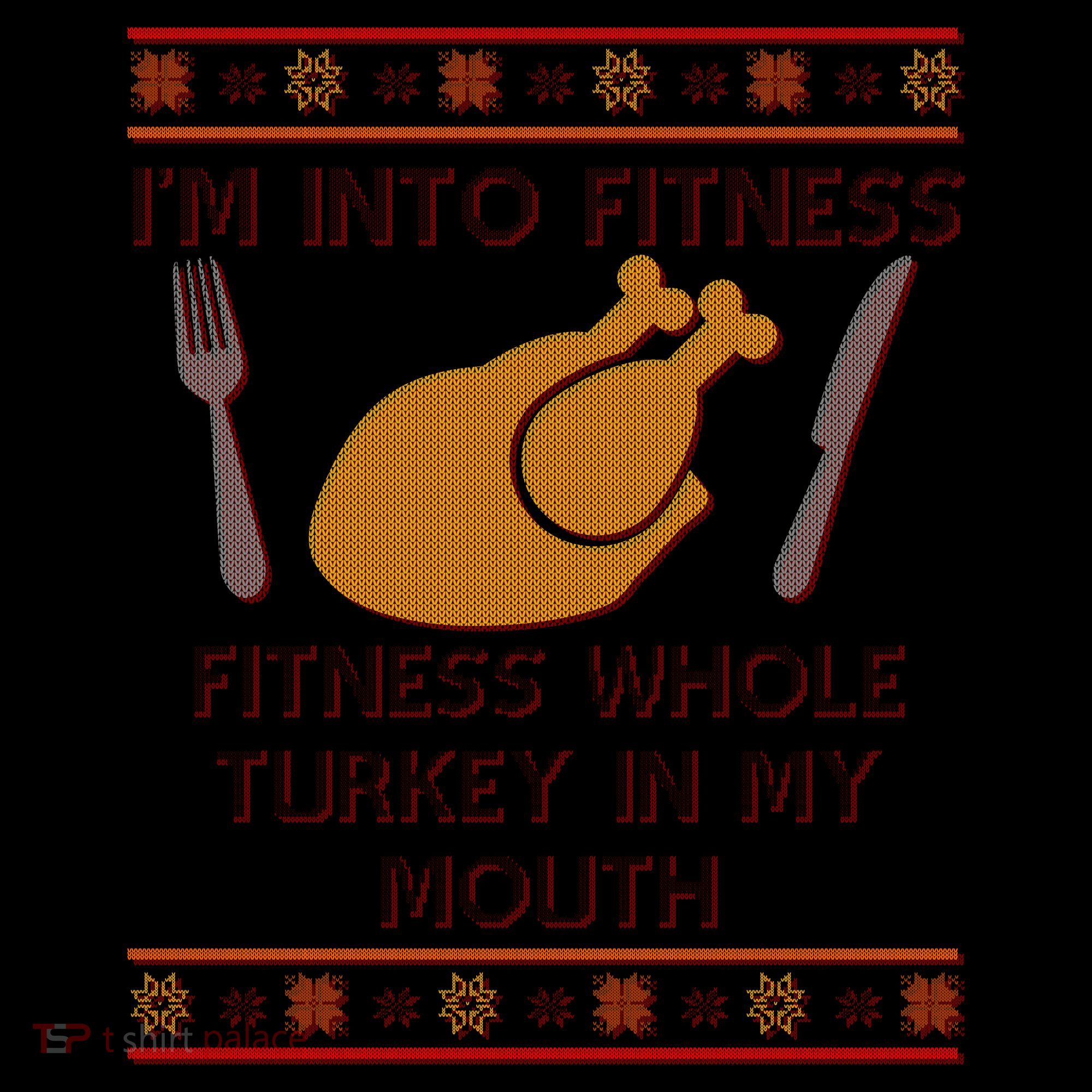 Thanksgiving I'm Into Fitness Ugly Sweater Coffee Mug