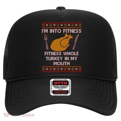 Thanksgiving I'm Into Fitness Ugly Sweater Hat
