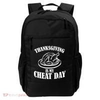 Thanksgiving is My Cheat Day Backpack thumb 0