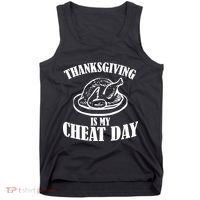 Thanksgiving is My Cheat Day Tank Top thumb 0