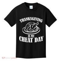 Thanksgiving is My Cheat Day Kids T-Shirt thumb 0