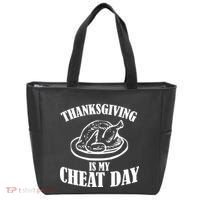 Thanksgiving is My Cheat Day Tote Bag thumb 0