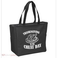 Thanksgiving is My Cheat Day Tote Bag thumb 2