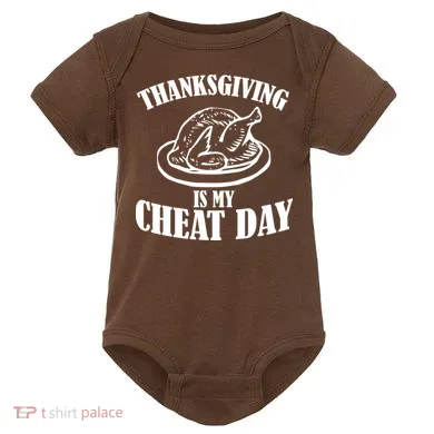 Thanksgiving is My Cheat Day Baby Bodysuit
