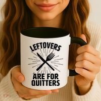 Thanksgiving Leftovers Are For Quitters Coffee Mug thumb 3