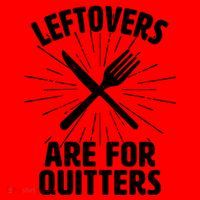 Thanksgiving Leftovers Are For Quitters Santa Hat thumb 1