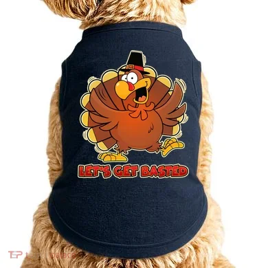 Thanksgiving Let's Get Basted Doggie Tank