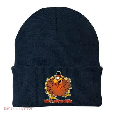 Thanksgiving Let's Get Basted Beanie