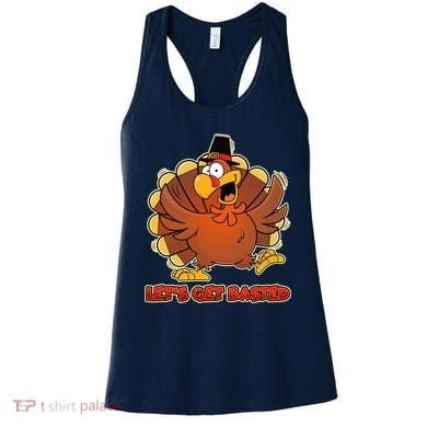 Thanksgiving Let's Get Basted Women's Tank Top