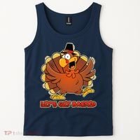 Thanksgiving Let's Get Basted Tank Top thumb 2