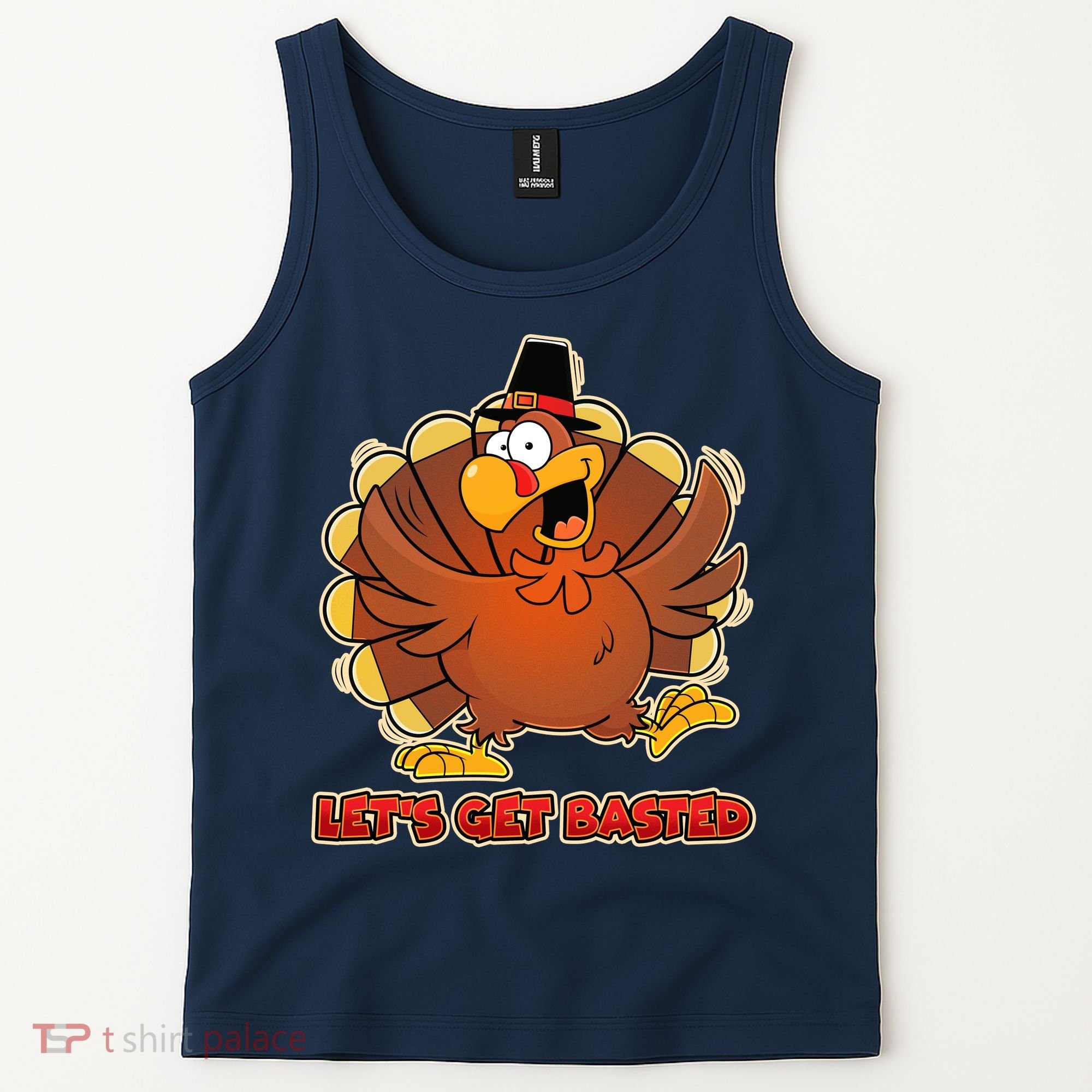 Thanksgiving Let's Get Basted Tank Top