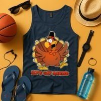 Thanksgiving Let's Get Basted Tank Top thumb 4