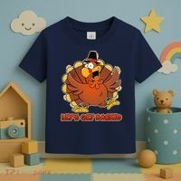 Thanksgiving Let's Get Basted Toddler T-Shirt thumb 3