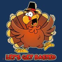 Thanksgiving Let's Get Basted Kids Sweatshirt thumb 2