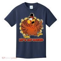 Thanksgiving Let's Get Basted Kids T-Shirt thumb 0
