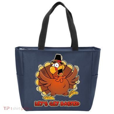 Thanksgiving Let's Get Basted Tote Bag