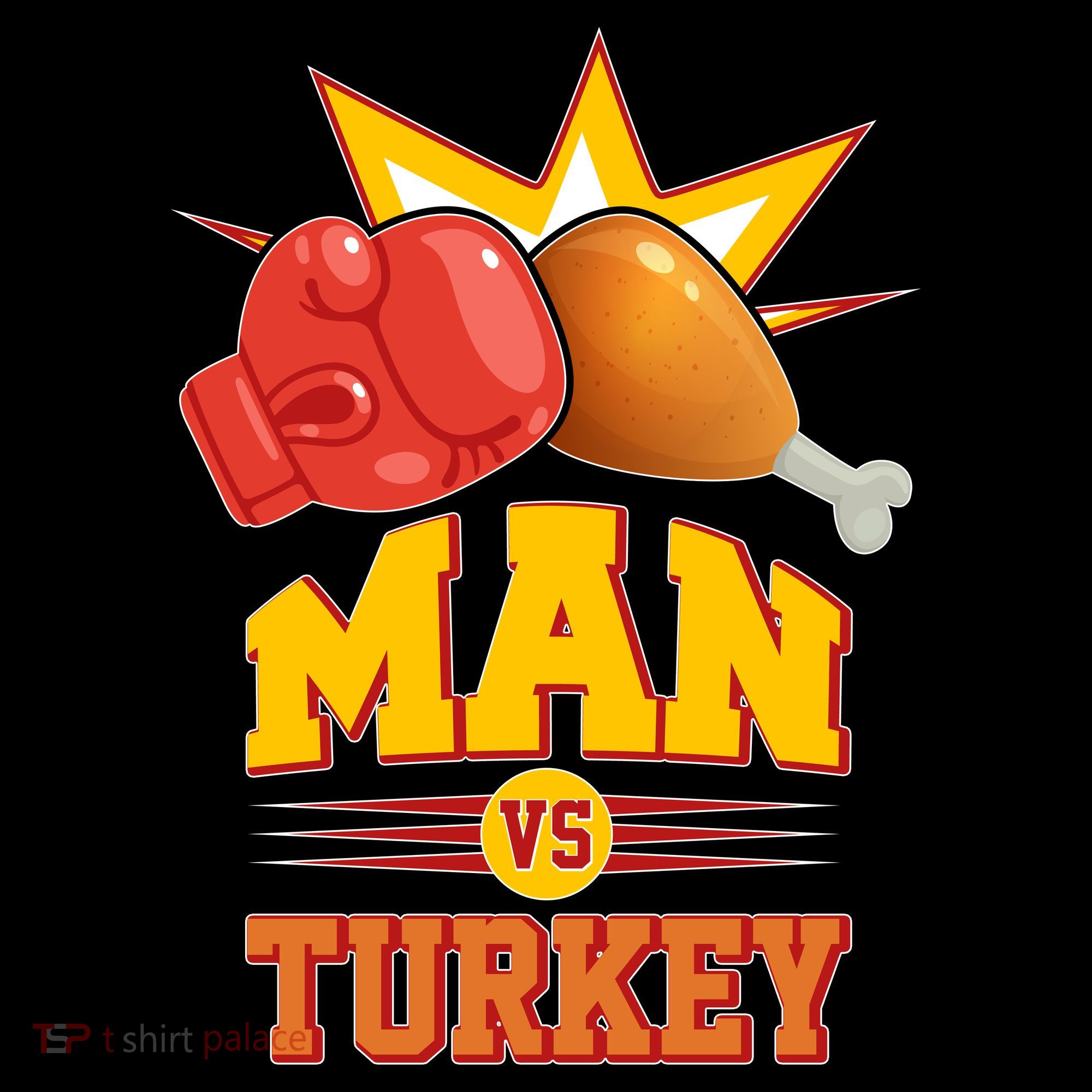 Thanksgiving Man Vs Turkey Fight Coffee Mug