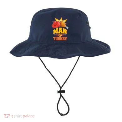 Thanksgiving Man Vs Turkey Fight Bucket Hat