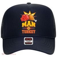 Thanksgiving Man Vs Turkey Fight Hat thumb 0