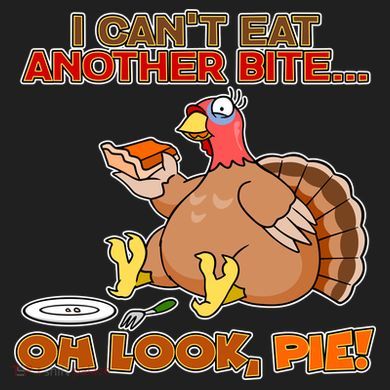 Thanksgiving Oh Look Pie! Ladies Heavyweight Boxy Pullover Hoodie