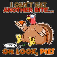 Thanksgiving Oh Look Pie! Ladies Heavyweight Boxy Pullover Hoodie thumb 2