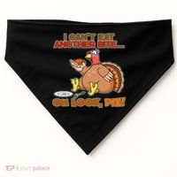 Thanksgiving Oh Look Pie! USA-Made Doggie Bandana thumb 0
