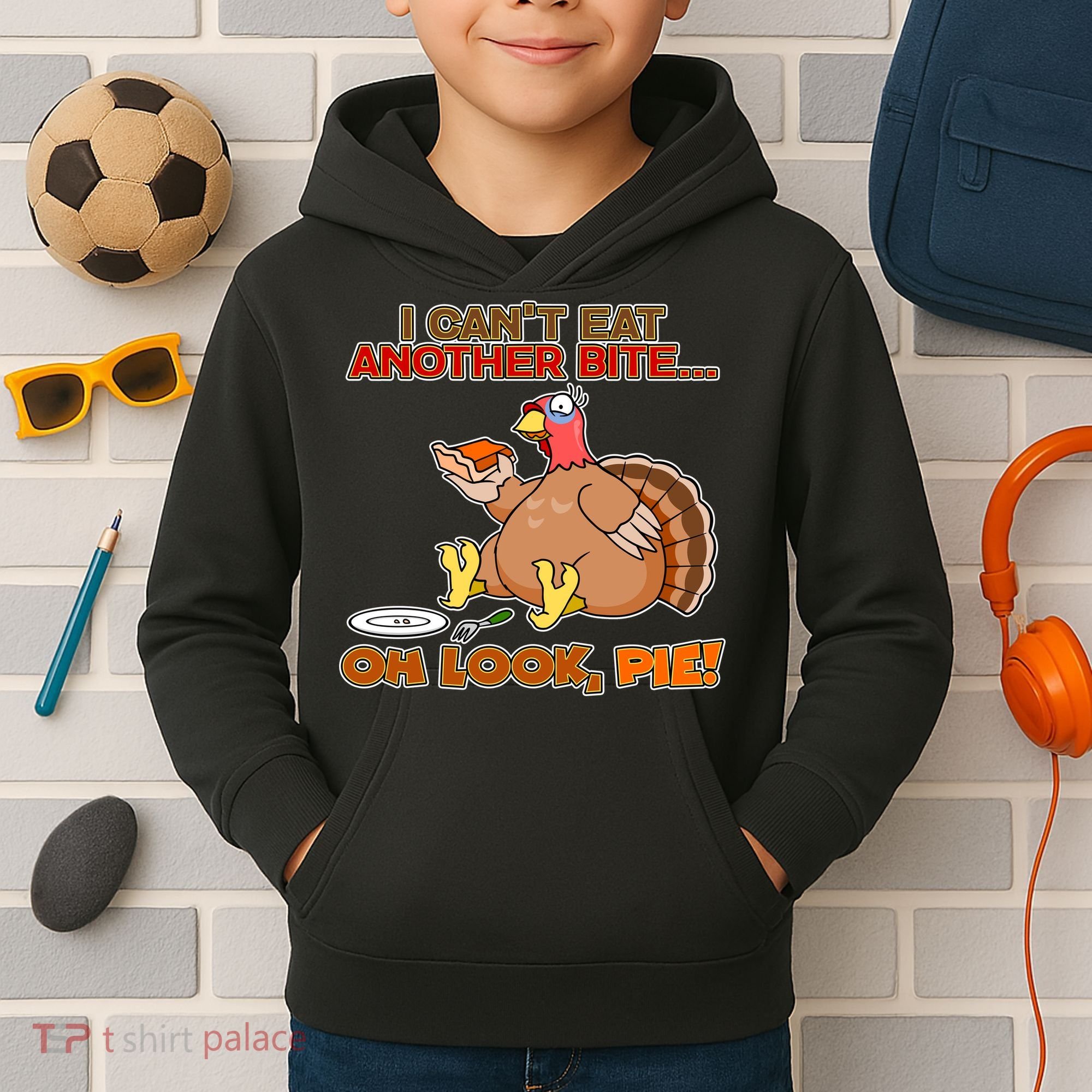 Thanksgiving Oh Look Pie! Kids Hoodie