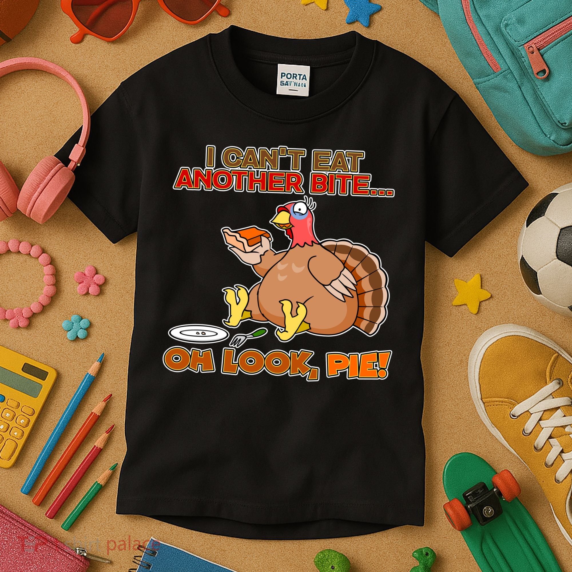 Thanksgiving Oh Look Pie! Kids T-Shirt