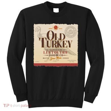 Thanksgiving Old Turkey Vintage Sweatshirt