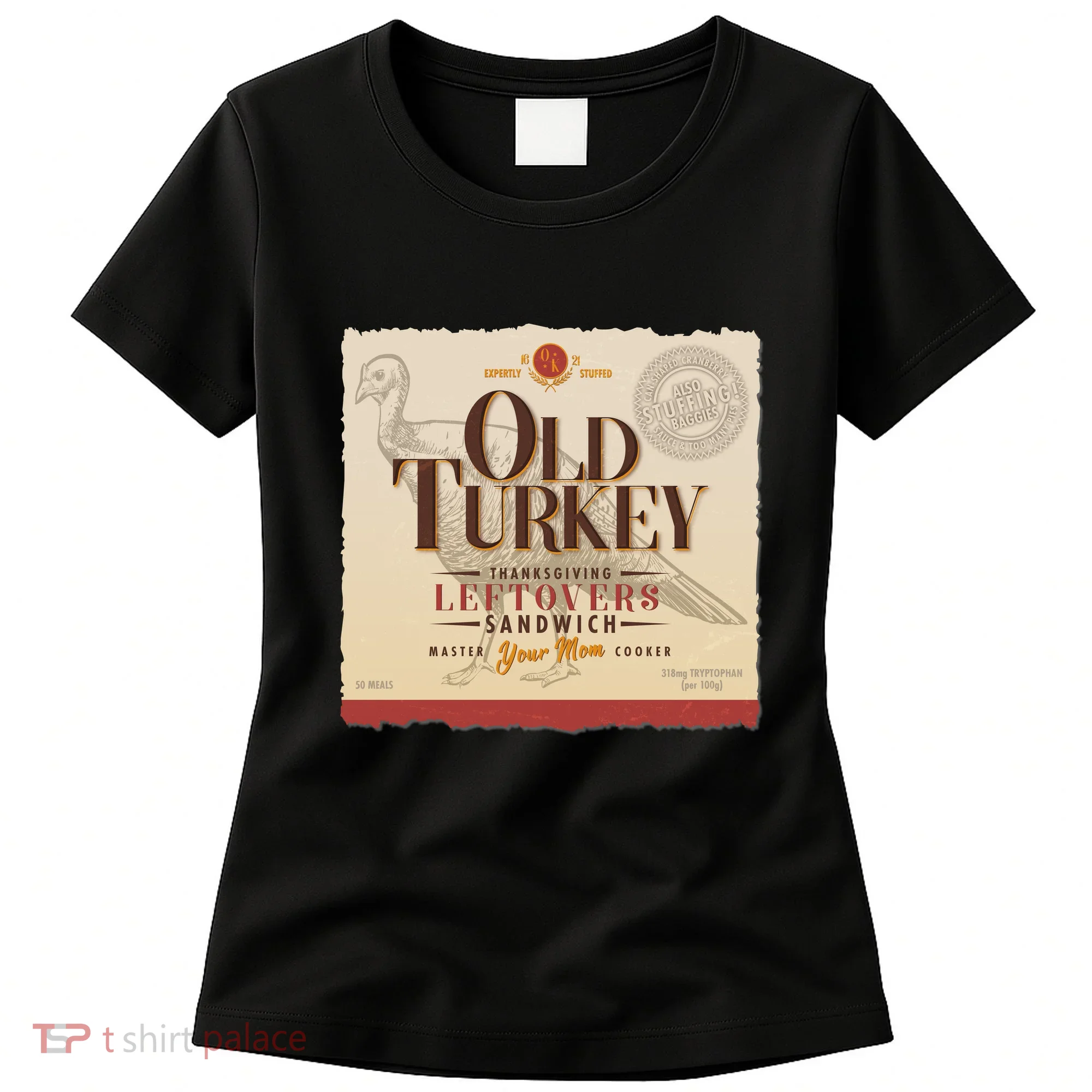 Thanksgiving Old Turkey Vintage Women's T-Shirt